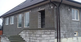 Фасад из газобетона для дома в Бугуруслане - Строй-Бгр, качественная отделка от 2066 руб.