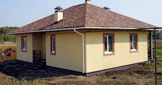 Одноэтажный дом из панелей под ключ в Бугуруслане - Строй-Бгр от 134238 рублей